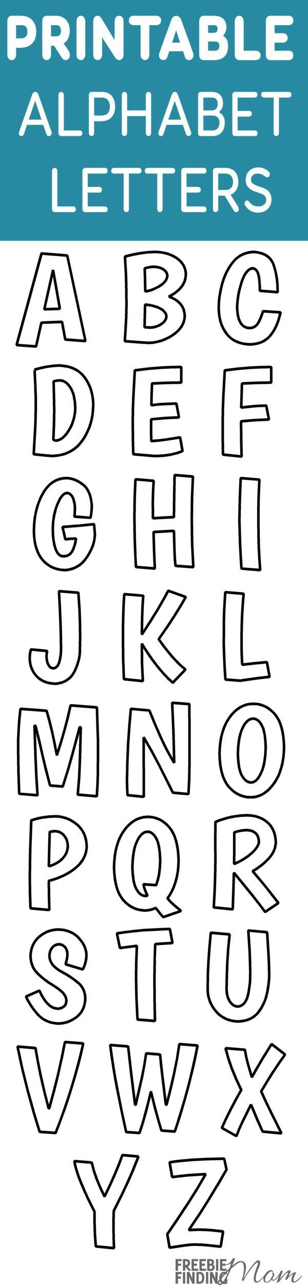 Printable Alphabet Templates For Kids for Free Printable Alphabet Stencils To Cut Out