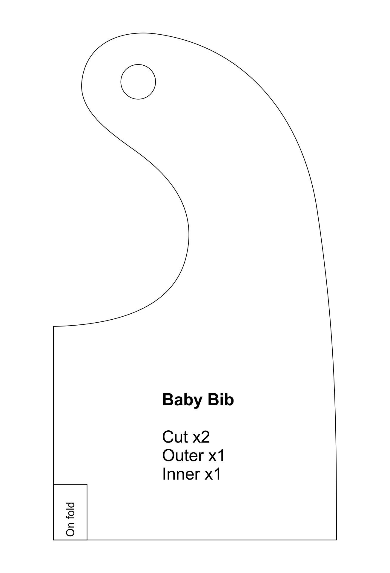 Printable Baby Bib Patterns | Bib Pattern, Baby Bibs Patterns regarding Free Printable Bib Pattern