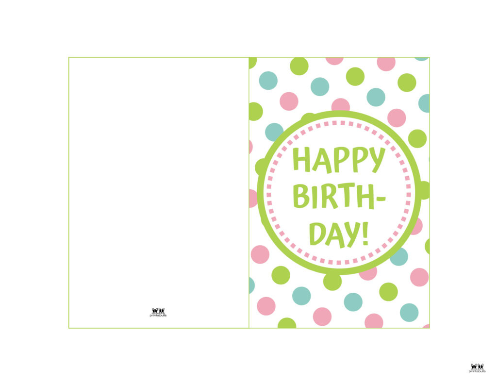 Printable Birthday Cards - 110 Free Birthday Cards | Printabulls for 13Th Birthday Cards Printable Free