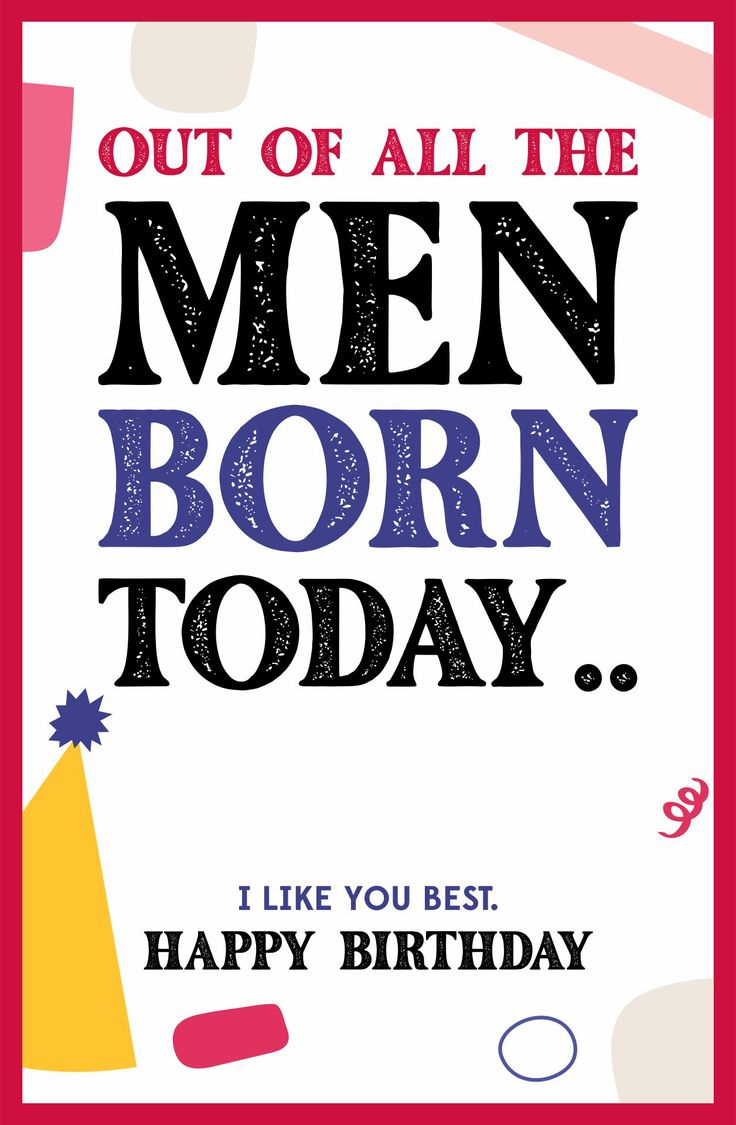 Printable Birthday Cards For Him | Birthday Cards For Him, Funny throughout Free Printable Birthday Cards for Him