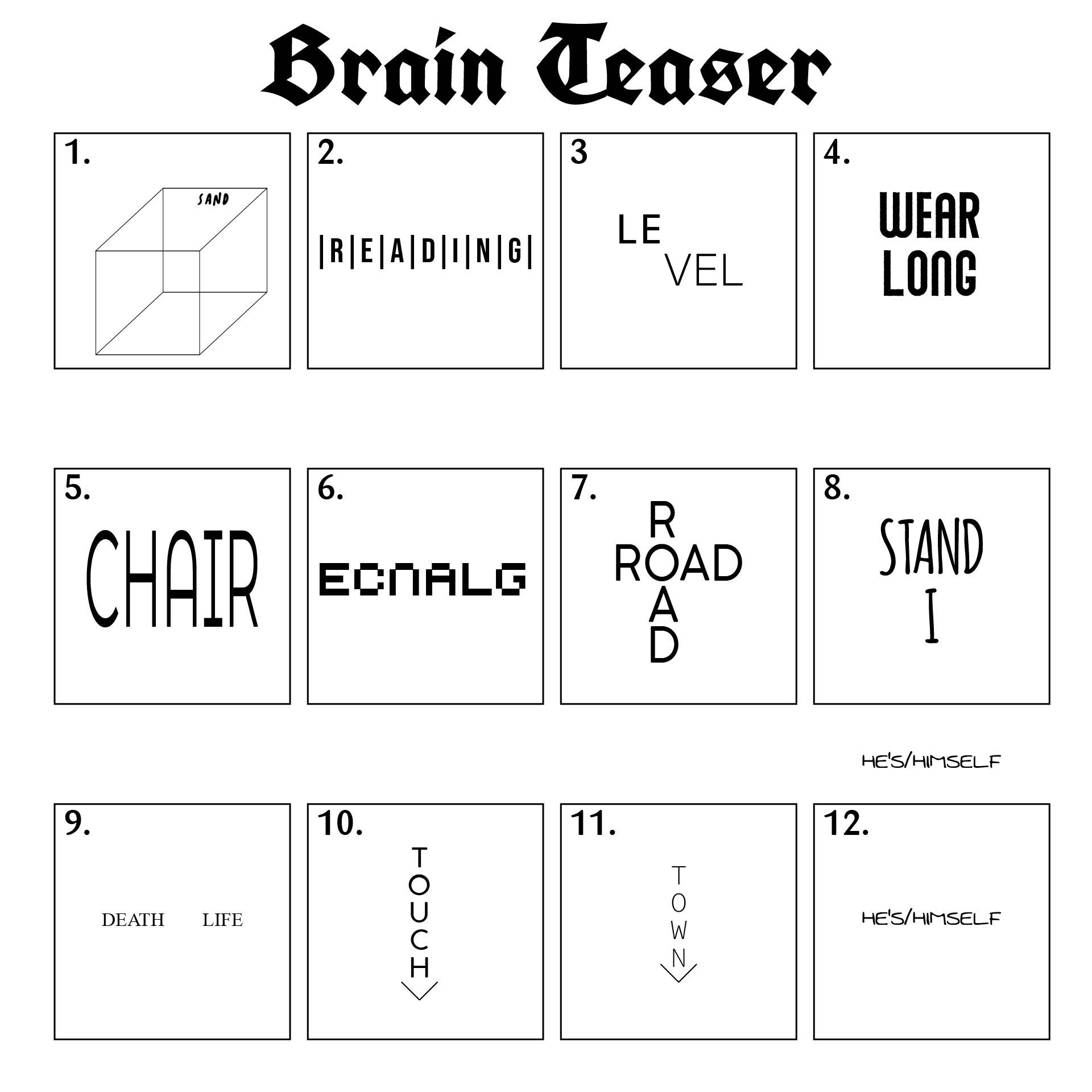 Printable Brain Teasers | Brain Games, Printable Brain Teasers in Free Printable Brain Teasers Adults