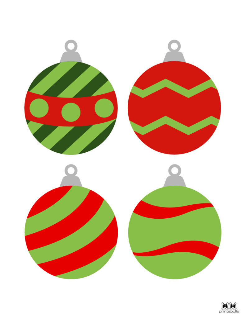 Printable Christmas Ornaments | Printabulls in Free Printable Christmas Ornaments