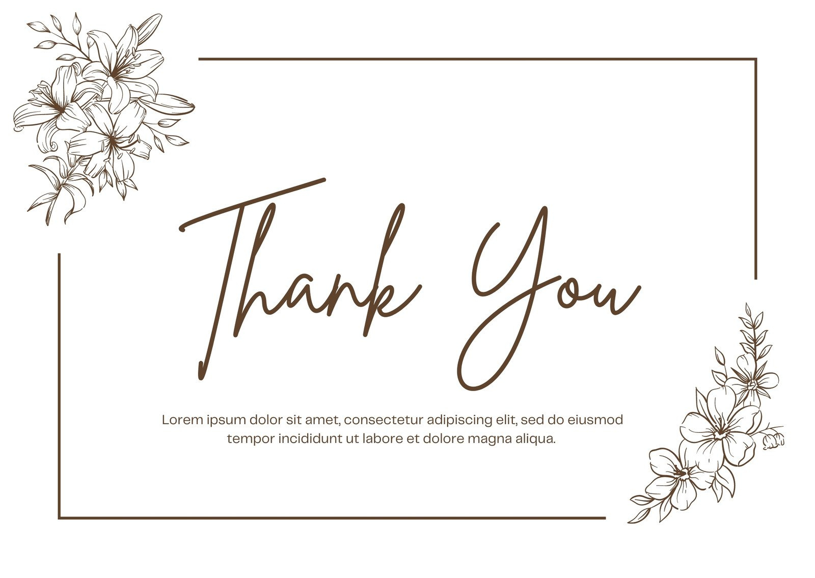 Printable, Customizable Thank You Card Templates | Canva for Free Printable Personalised Cards