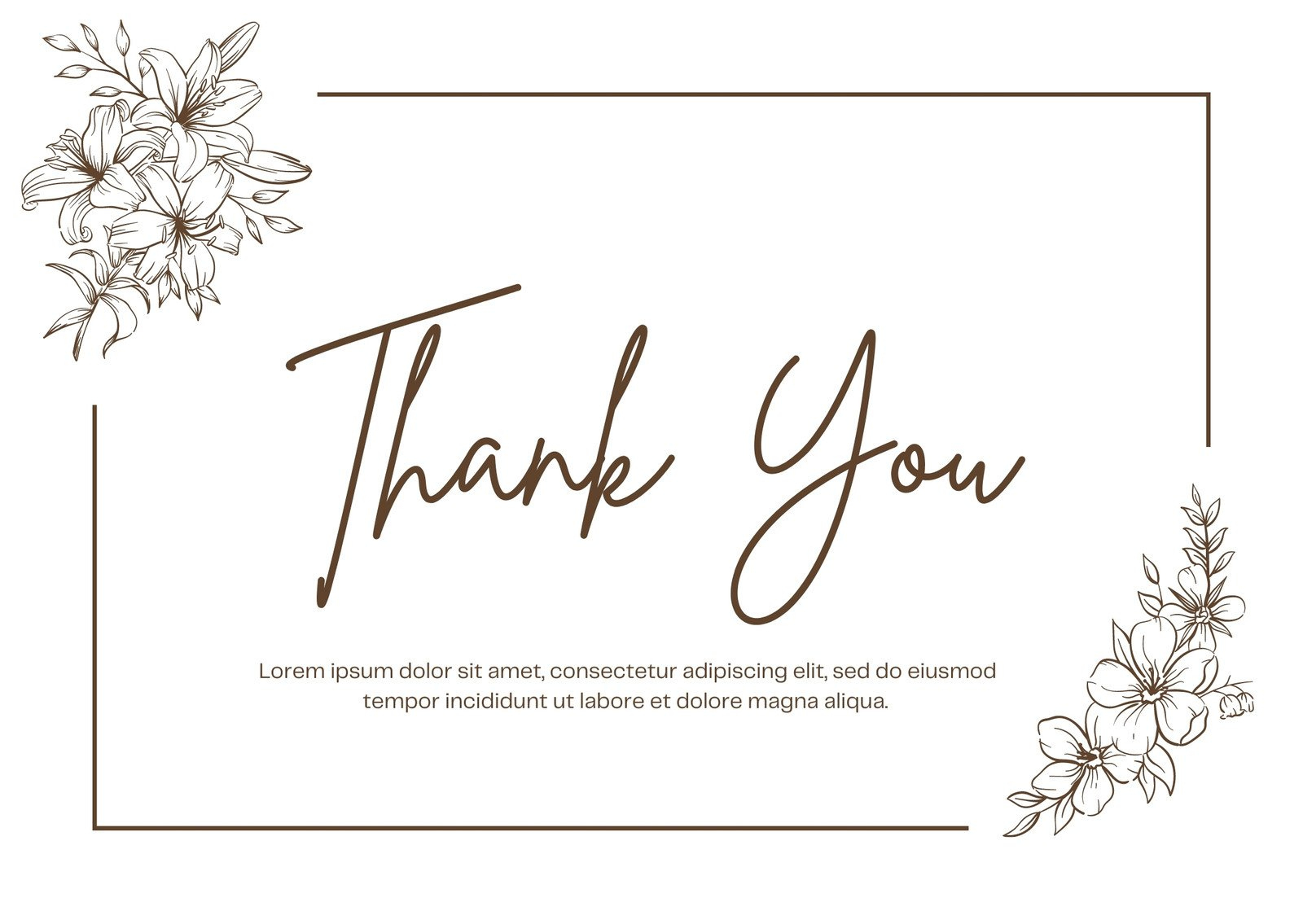 Printable, Customizable Thank You Card Templates | Canva inside Free Personalized Thank You Cards Printable