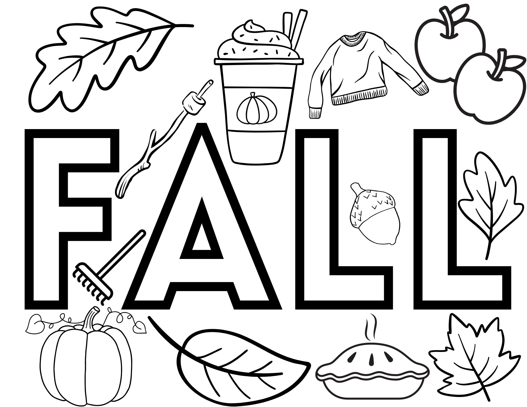 Printable Cute Fall Coloring Pages - Crafty Morning with regard to Fall Printable Coloring Pages Free