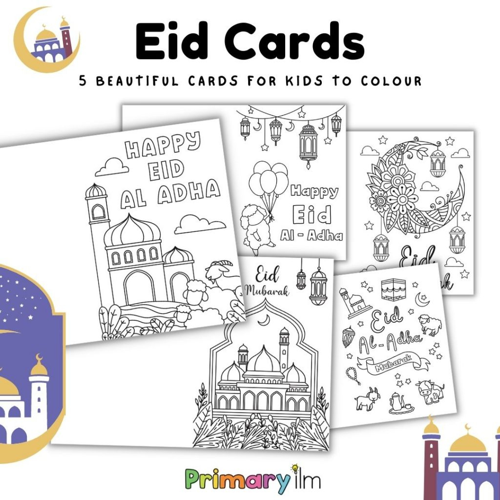 Printable Eid Cards - Primary Ilm within Eid Cards Free Printable