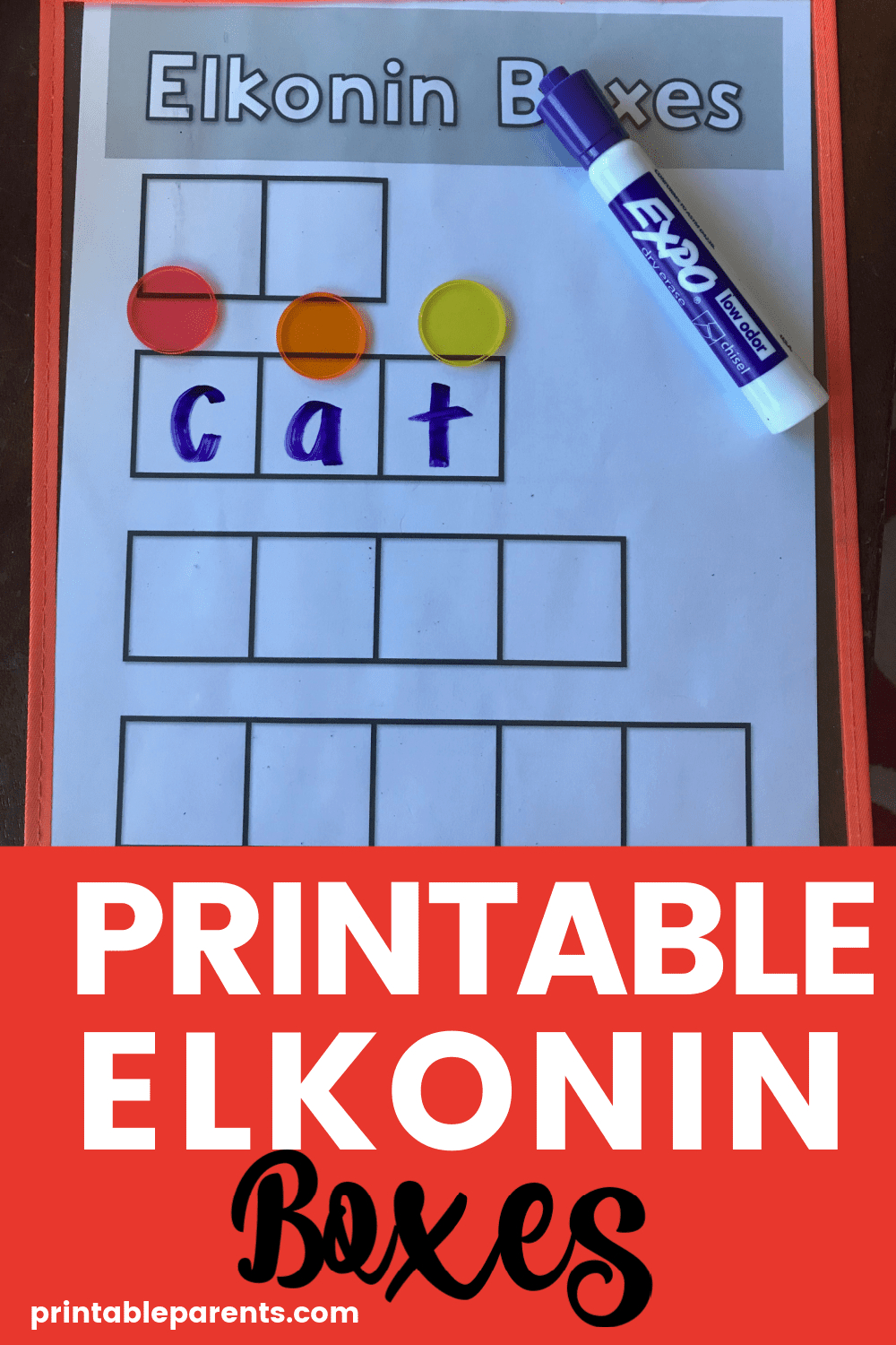 Printable Elkonin Boxes - Printable Parents with Free Printable Elkonin Boxes