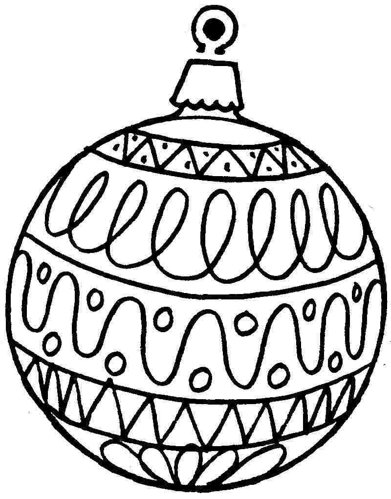 Printable Free Christmas Ornament Coloring Sheets For Kids regarding Free Printable Christmas Ornament Coloring Pages