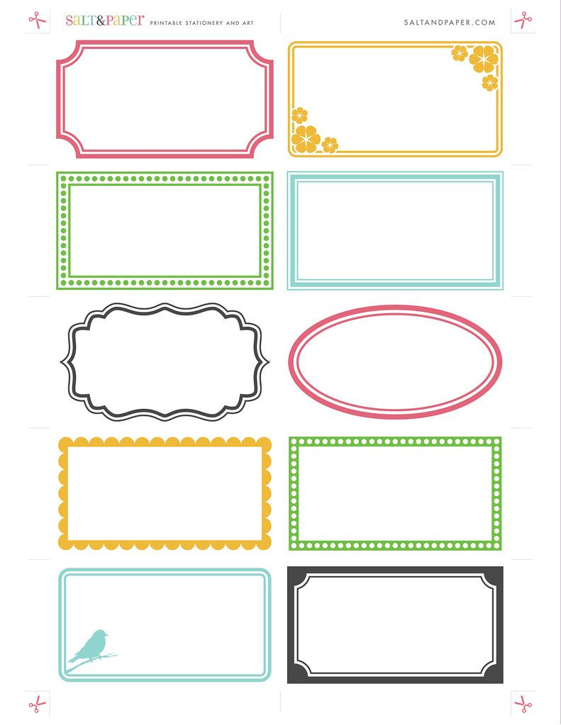 Printable Label Templates regarding Free Printable Labels