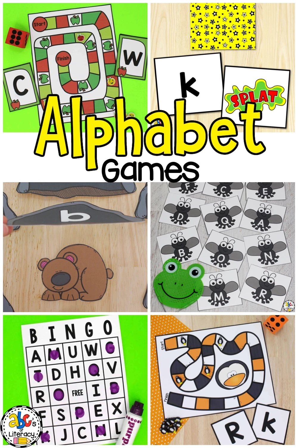 Printable Letter Recognition Games for Free Printable Alphabet Games