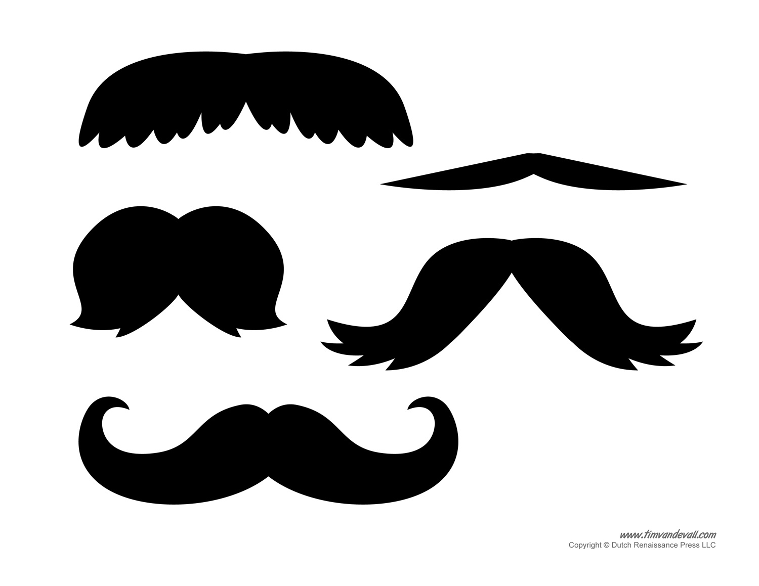 Printable Mustache Templates | Mustaches For Kids – Tim&amp;#039;S Printables within Free Printable Mustache