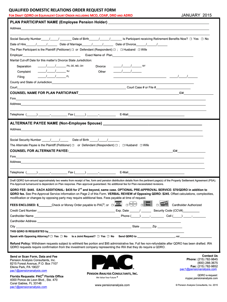 Printable Qdro Forms - Fill Online, Printable, Fillable, Blank within Free Printable Qdro Forms