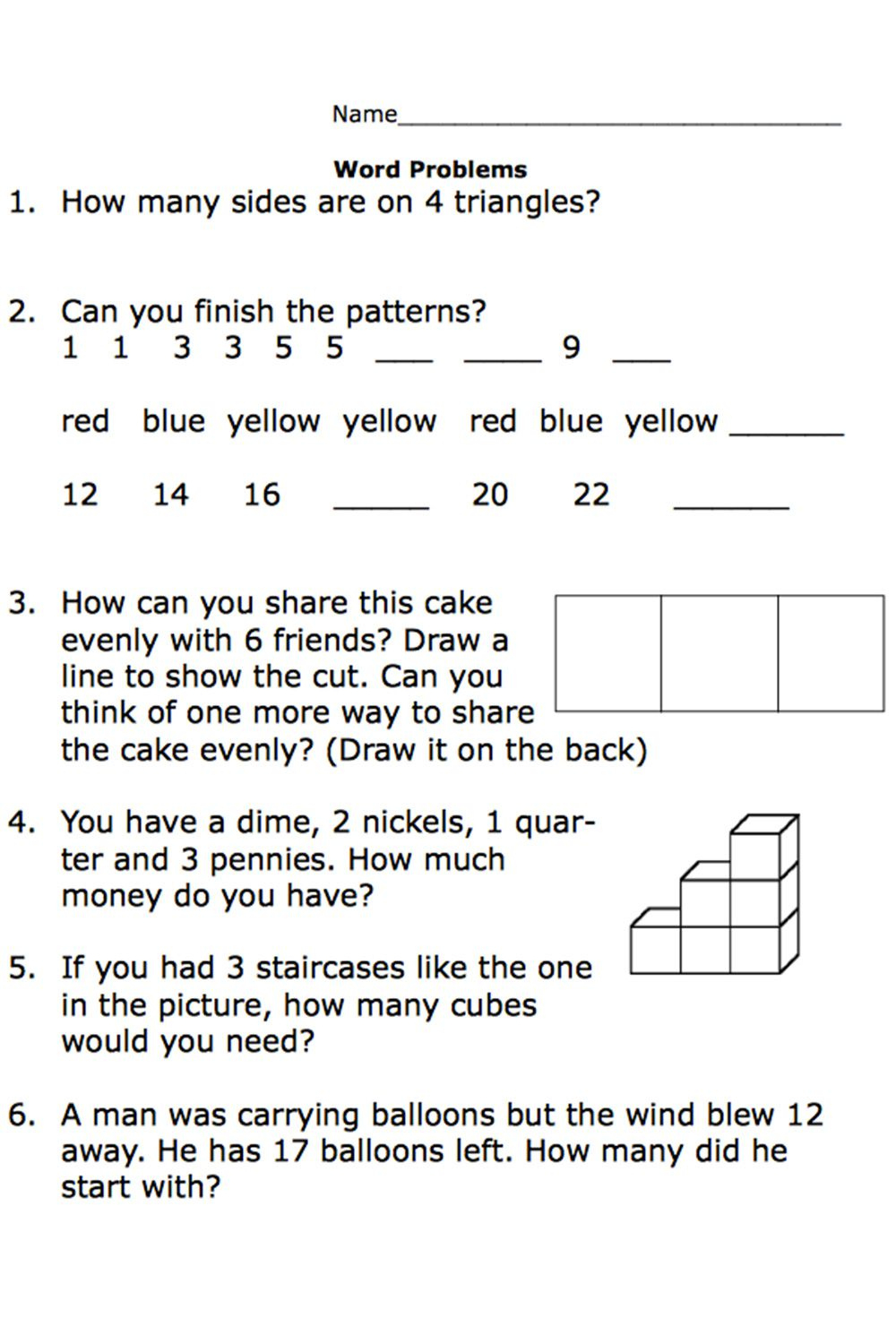 Printable Second-Grade Math Word Problem Worksheets regarding Free Printable Math Word Problems For 2Nd Grade