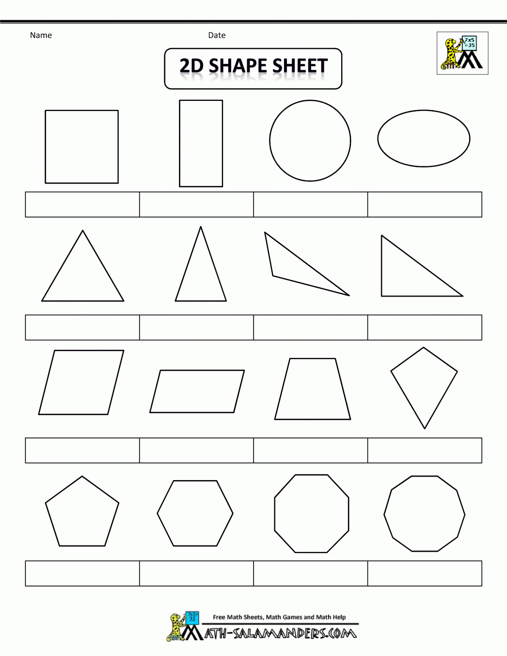 Printable Shapes 2D And 3D in Free Printable Geometric Shapes