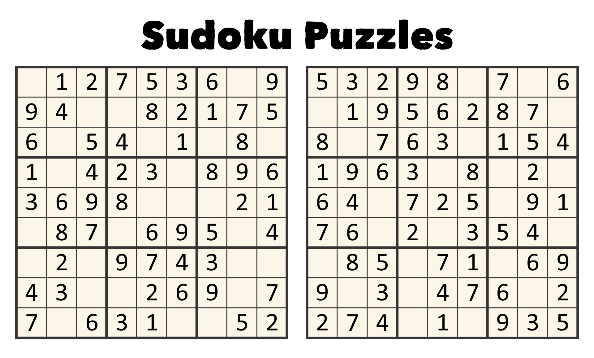 Printable Sudoku Puzzles Medium intended for Free Printable Sudoku Puzzles