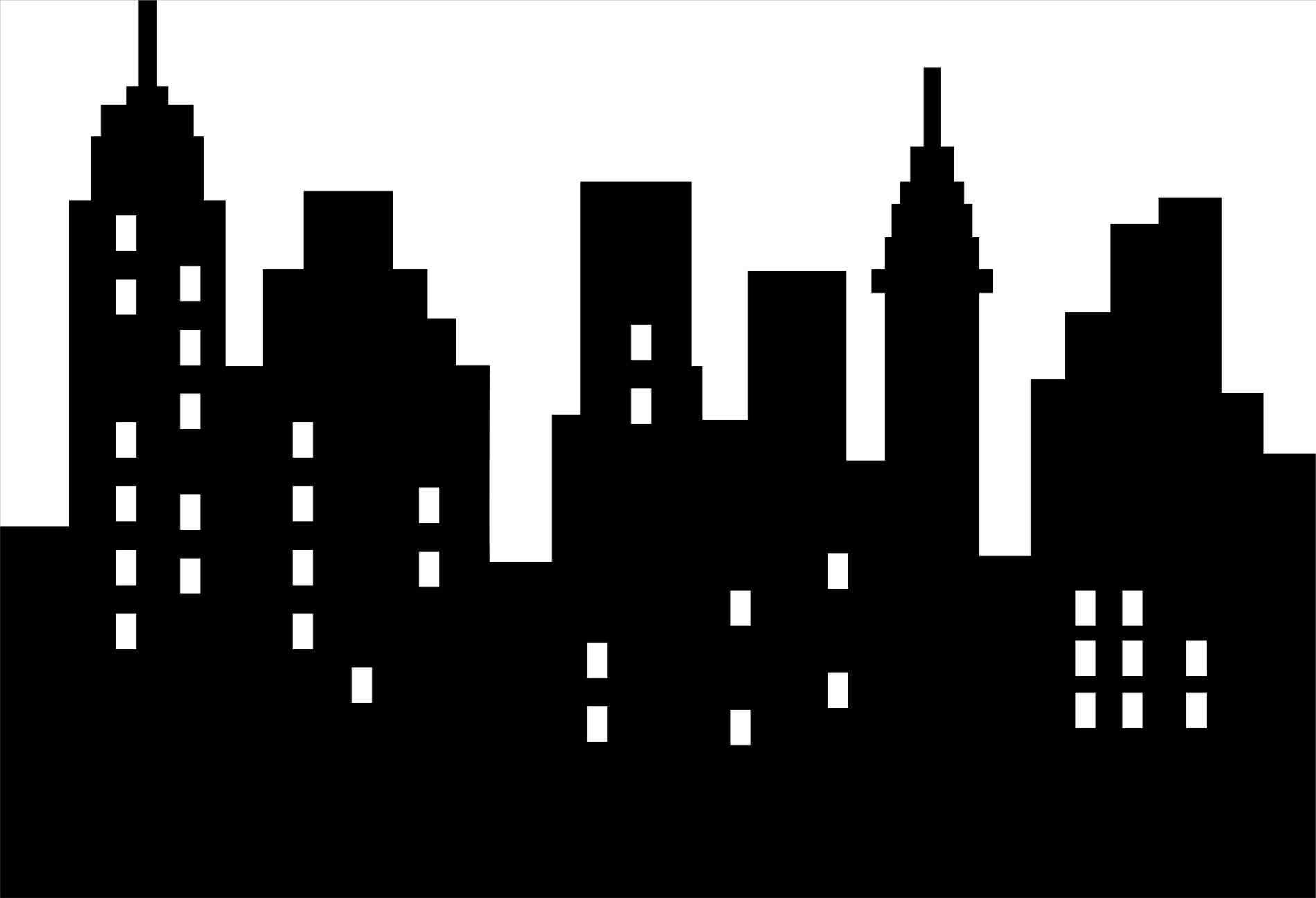 Printable Superhero Buildings regarding Free Printable Superhero Skyline