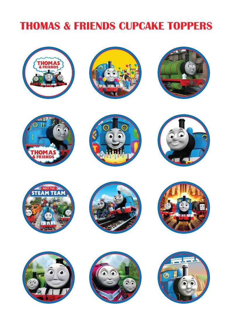 Printable Thomas &amp;amp; Friends Cupcake Toppers: Cupcake Picks pertaining to Free Printable Thomas the Train Cupcake Toppers