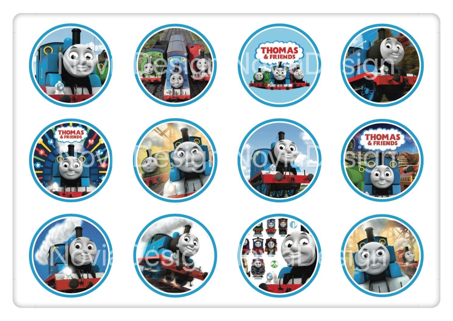 Printable Thomas &amp;amp; Friends Cupcake Toppers: Cupcake Picks pertaining to Free Printable Train Cupcake Toppers