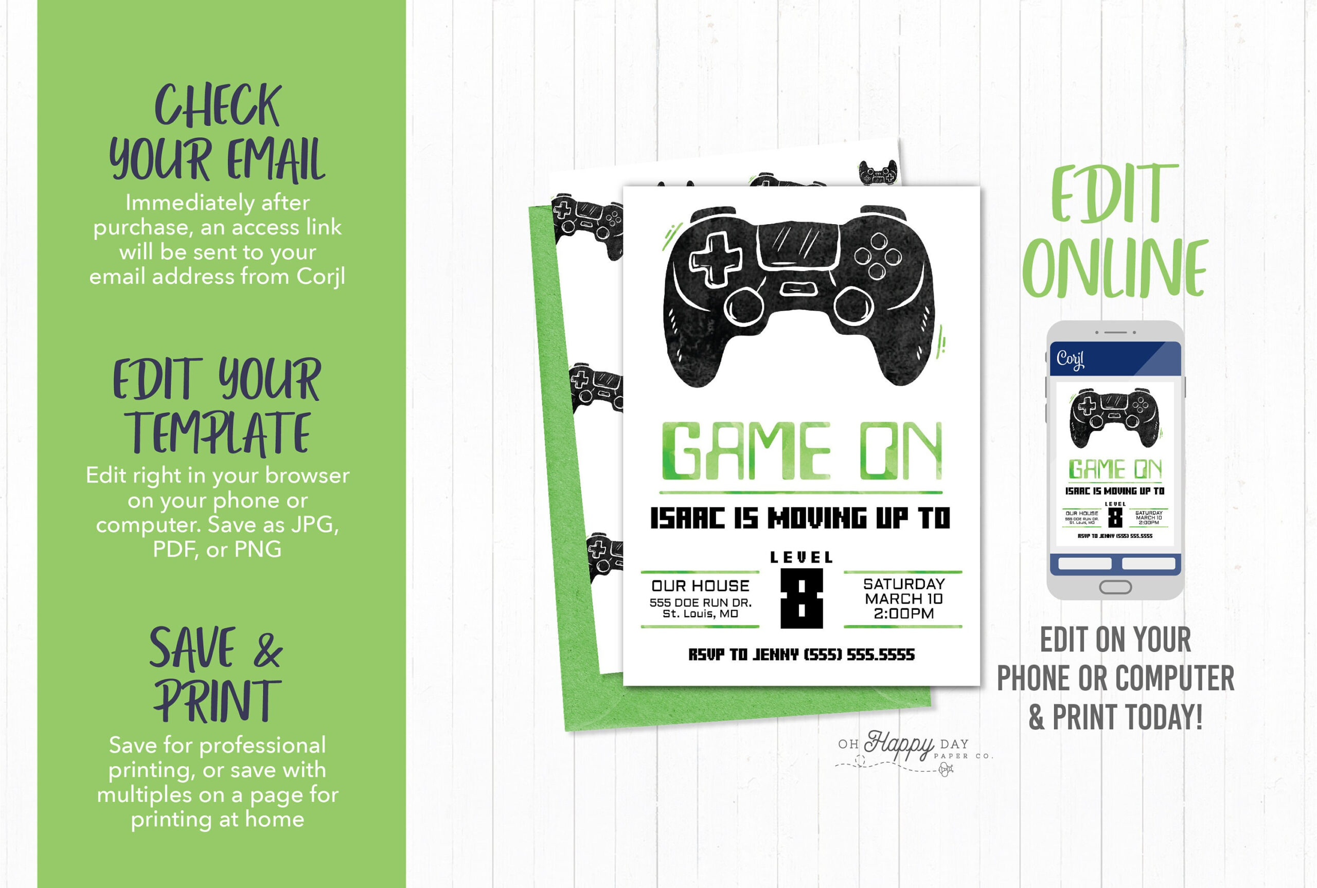 Printable Video Game Birthday Party Invitation Template Edit regarding Free Printable Video Game Party Invitations