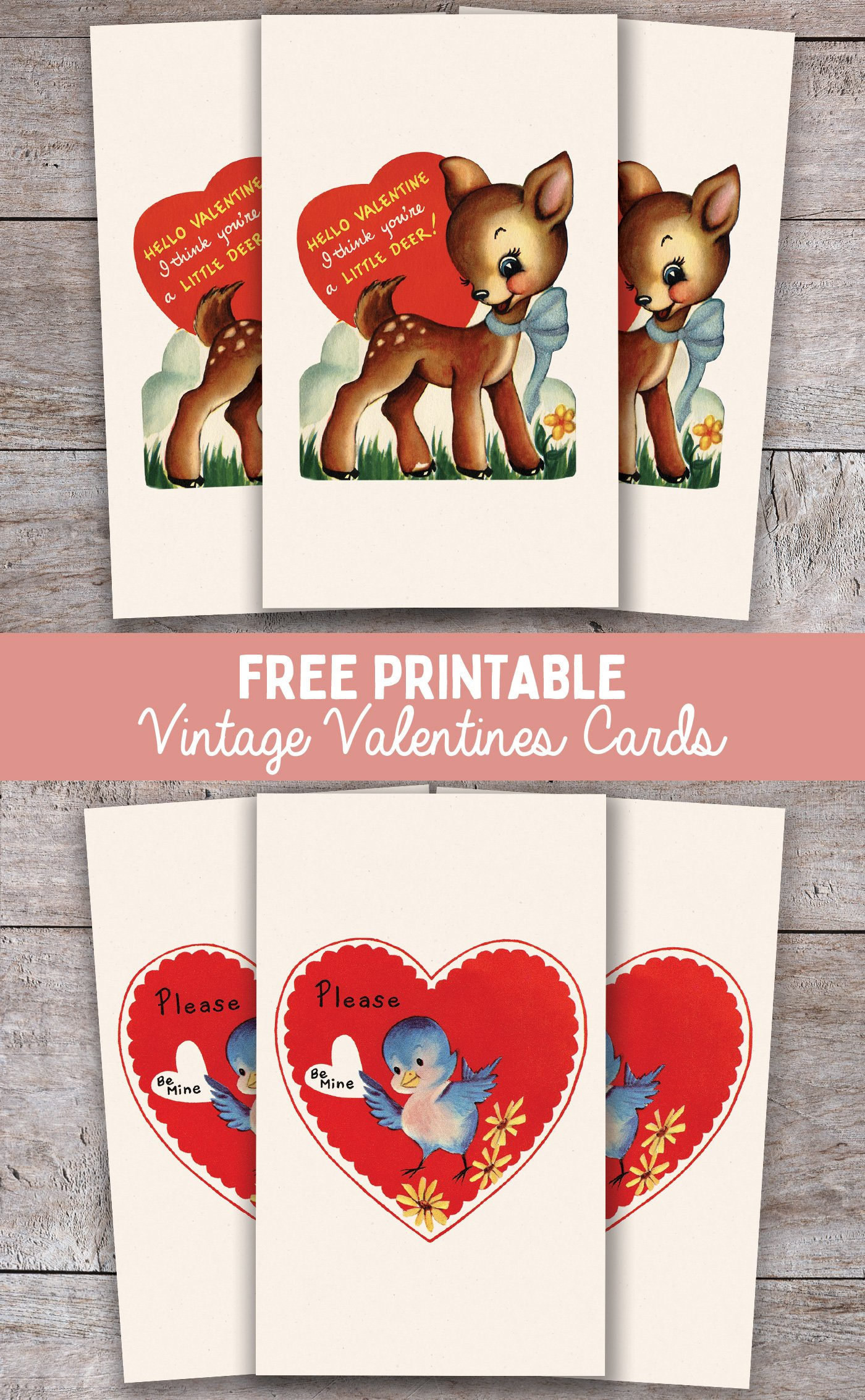 Printable Vintage Valentines Cards - Live Laugh Rowe throughout Free Printable Vintage Valentine Pictures