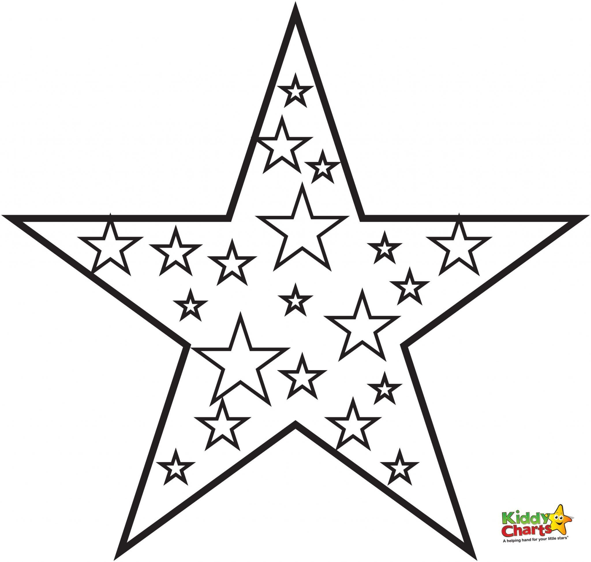 Printables Archives | Star Coloring Pages, Shape Coloring Pages in Free Printable Christmas Star Coloring Pages