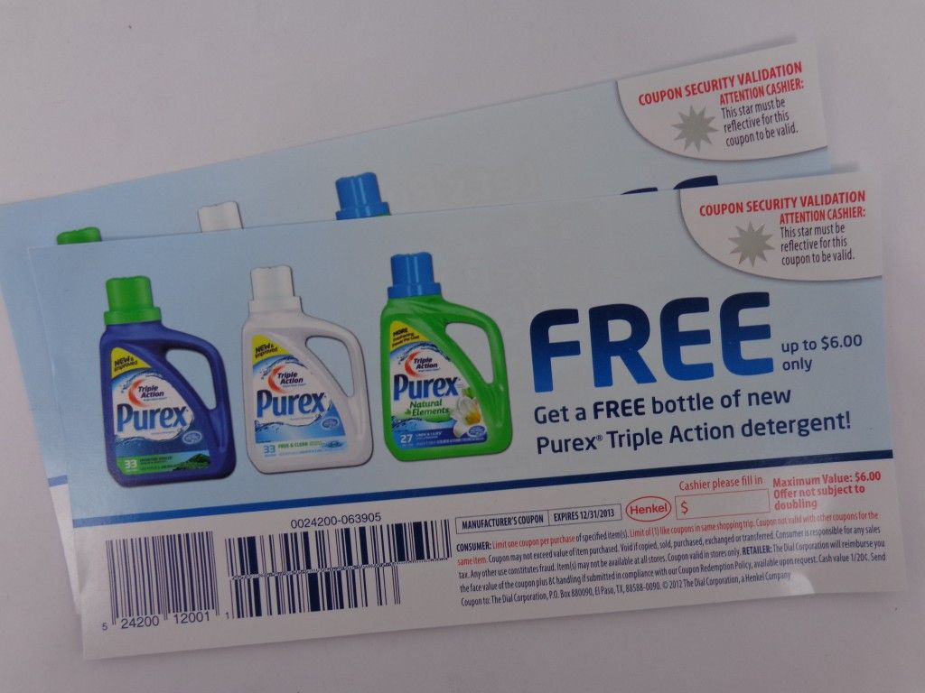 Purex Coupon regarding Free Printable Purex Detergent Coupons