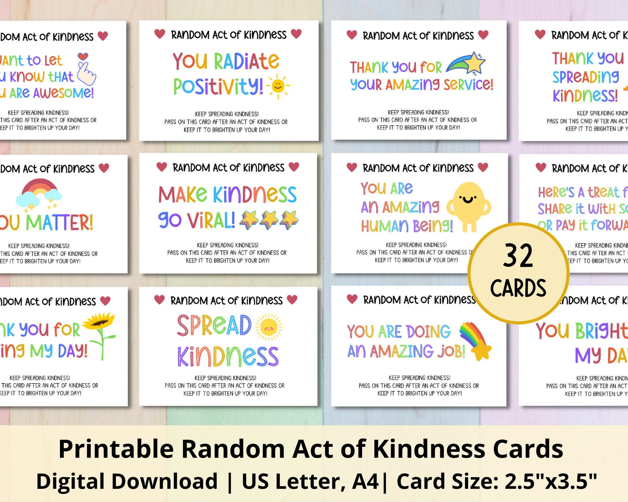 Random Act Of Kindness Cards Printable Act Of Kindness Cards Pay inside Free Printable Kindness Cards