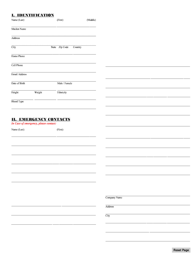 Sample Patient Medical Record Pdf: Fill Out &amp;amp; Sign Online | Dochub for Free Printable Personal Medical History Forms