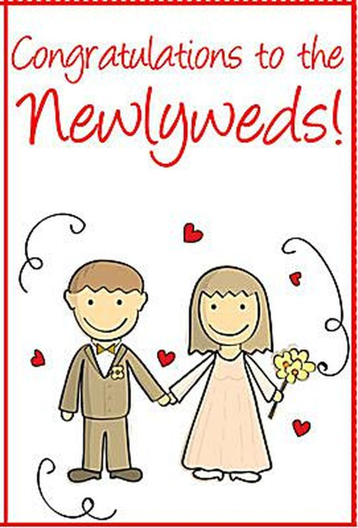 Say Congrats With A Free, Printable Wedding Card | Wedding pertaining to Free Printable Wedding Graphics