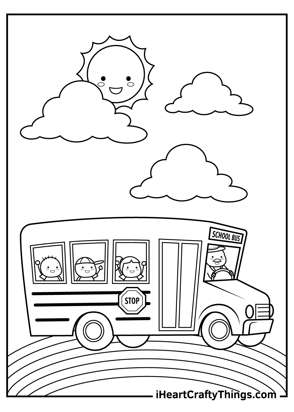 School Bus Coloring Pages (Updated 2024) regarding Free Printable School Bus Coloring Pages