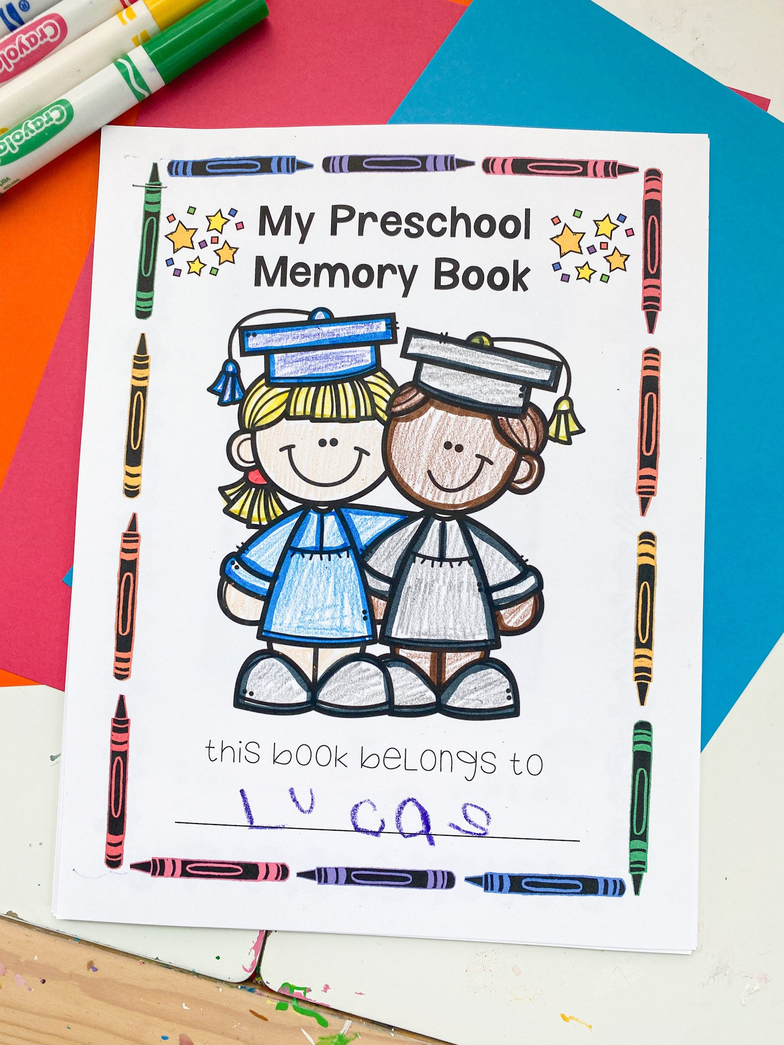 School Memory Printable Books - Abcdee Learning intended for Free Printable Memory Book Templates