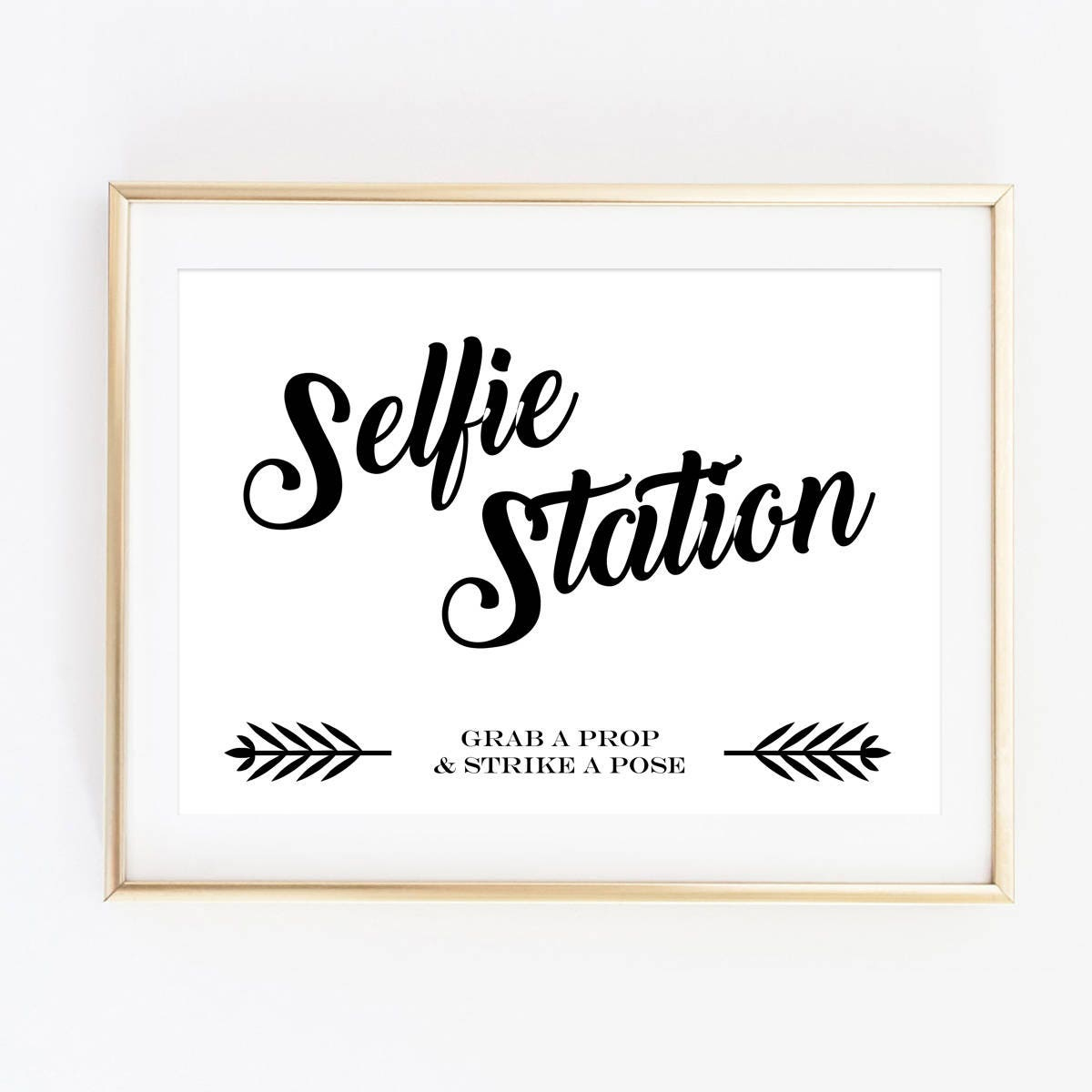 Selfie Station Sign, Printable Wedding Signs, Grab A Prop And Strike A Pose Sign, Wedding Reception Signage - Instant Download - Wp1Bw intended for Selfie Station Free Printable