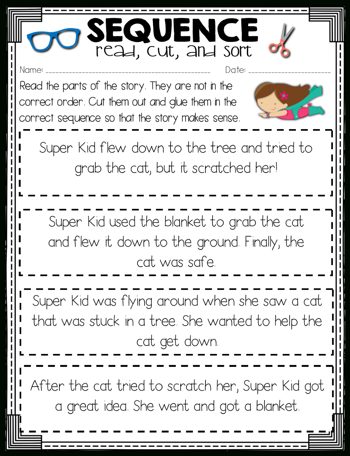 Sequence Of Events Activity | Sequencing Worksheets, Sequence Of throughout Free Printable Sequencing Worksheets 2Nd Grade