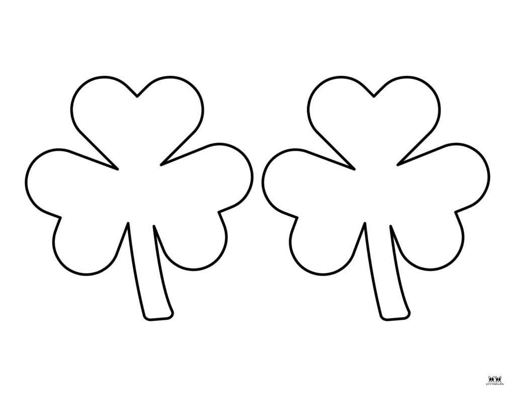 Shamrock Templates &amp;amp; Coloring Pages - 30 Free Printables | Printabulls with regard to Free Printable Shamrock Cutouts