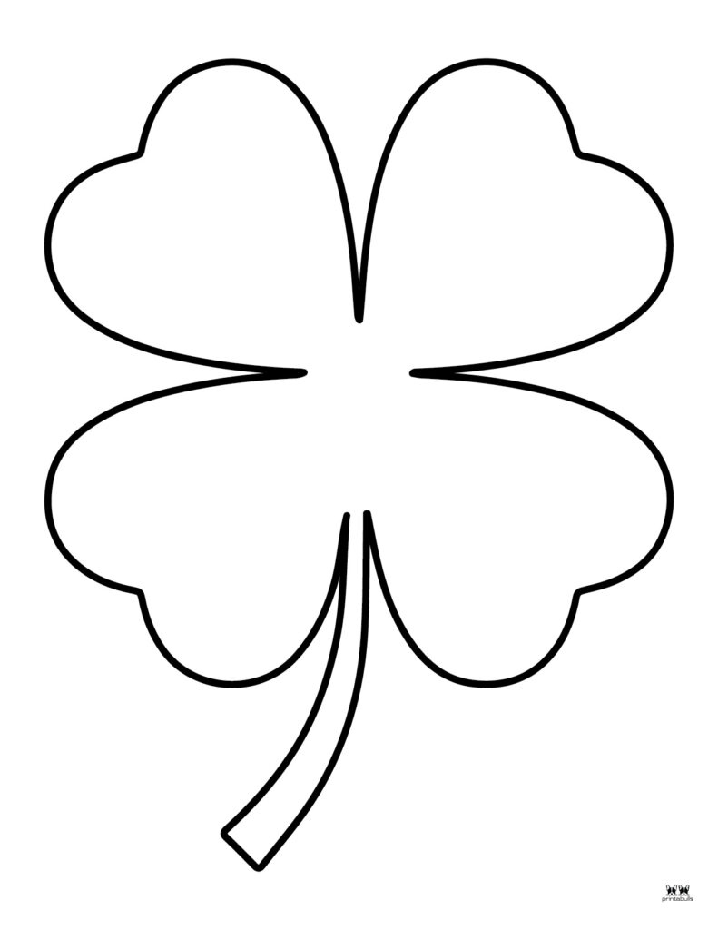 Shamrock Templates &amp;amp; Coloring Pages - 30 Free Printables | Printabulls with regard to Free Printable Shamrocks