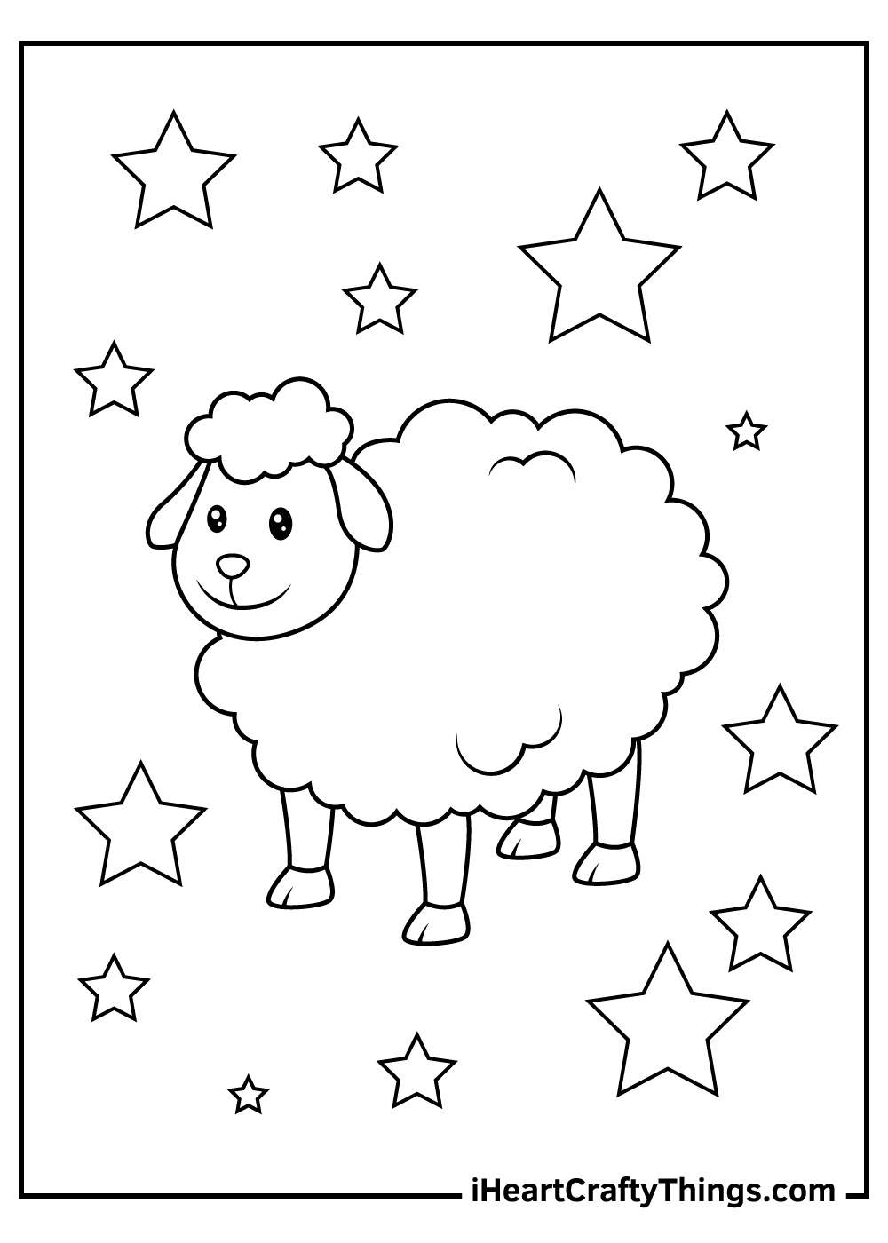 Sheep Coloring Pages (100% Free Printables) regarding Free Printable Pictures of Sheep