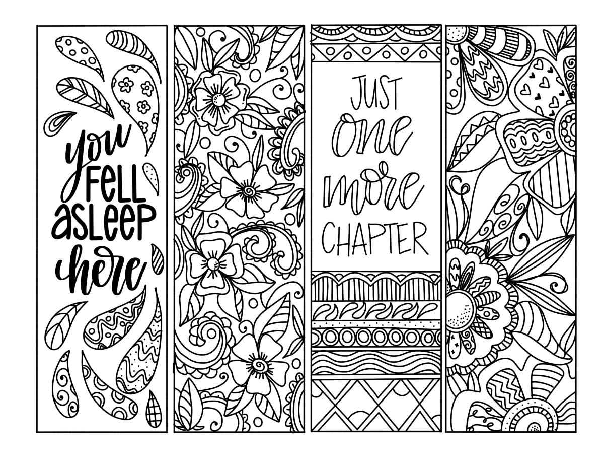 Shop Now Cute Free Printable Bookmarks To Color And Craft - Carla for Free Printable Bookmarks to Color