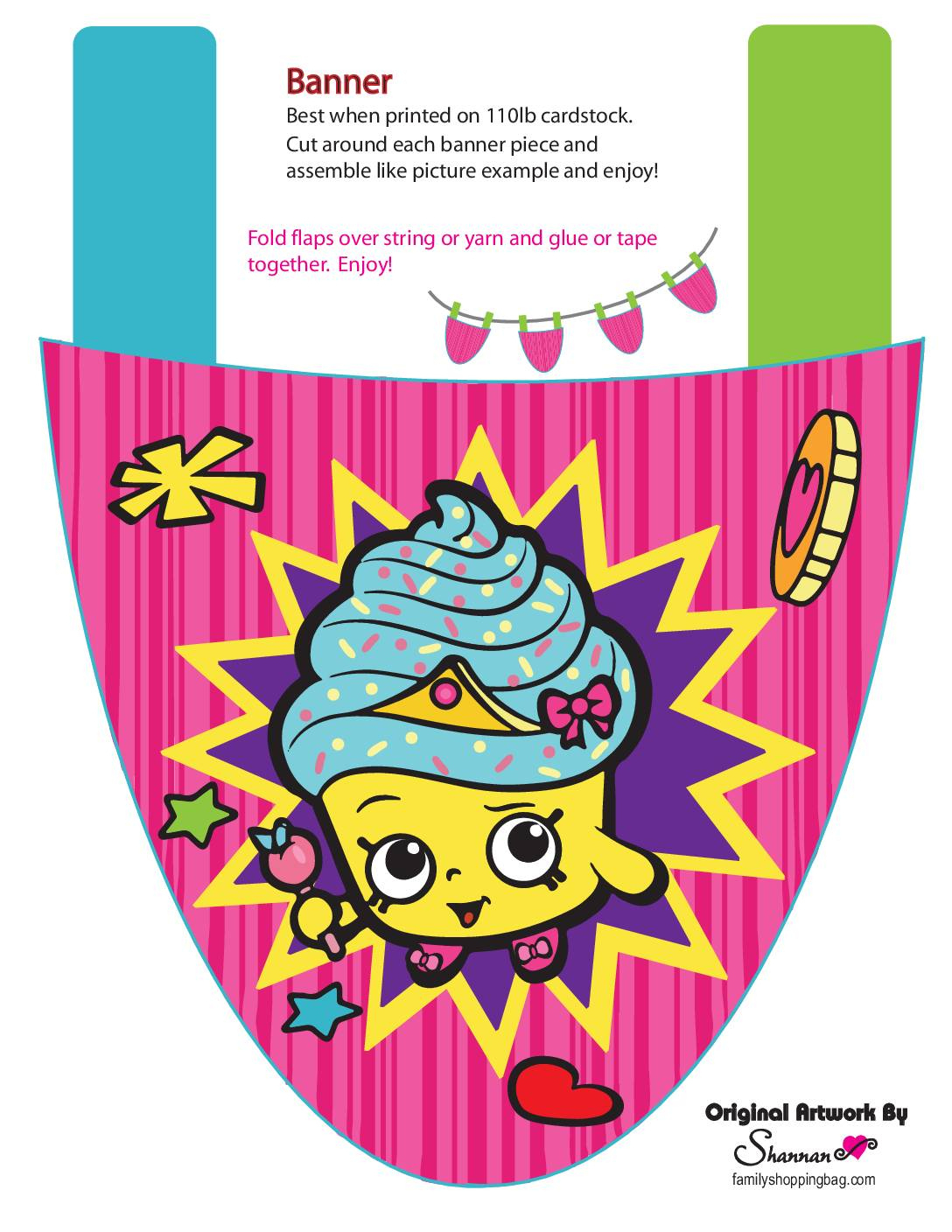 Shopkins Printable Banner 8 pertaining to Shopkins Banner Printable Free