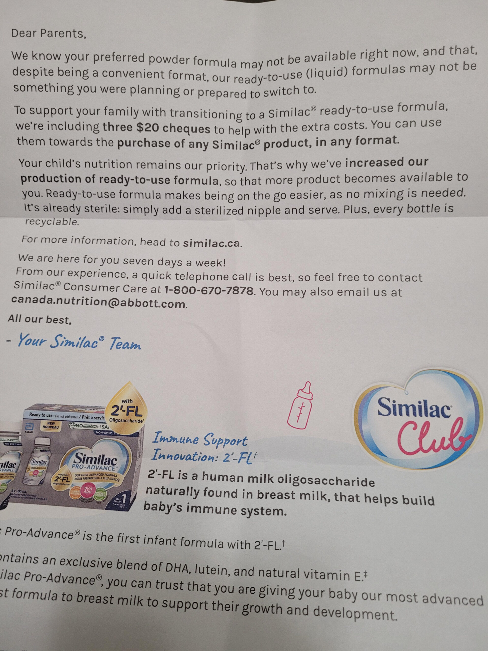 Similac Sent $20 Coupons For Rtf Valid Until Next Year April : R for Free Printable Similac Baby Formula Coupons