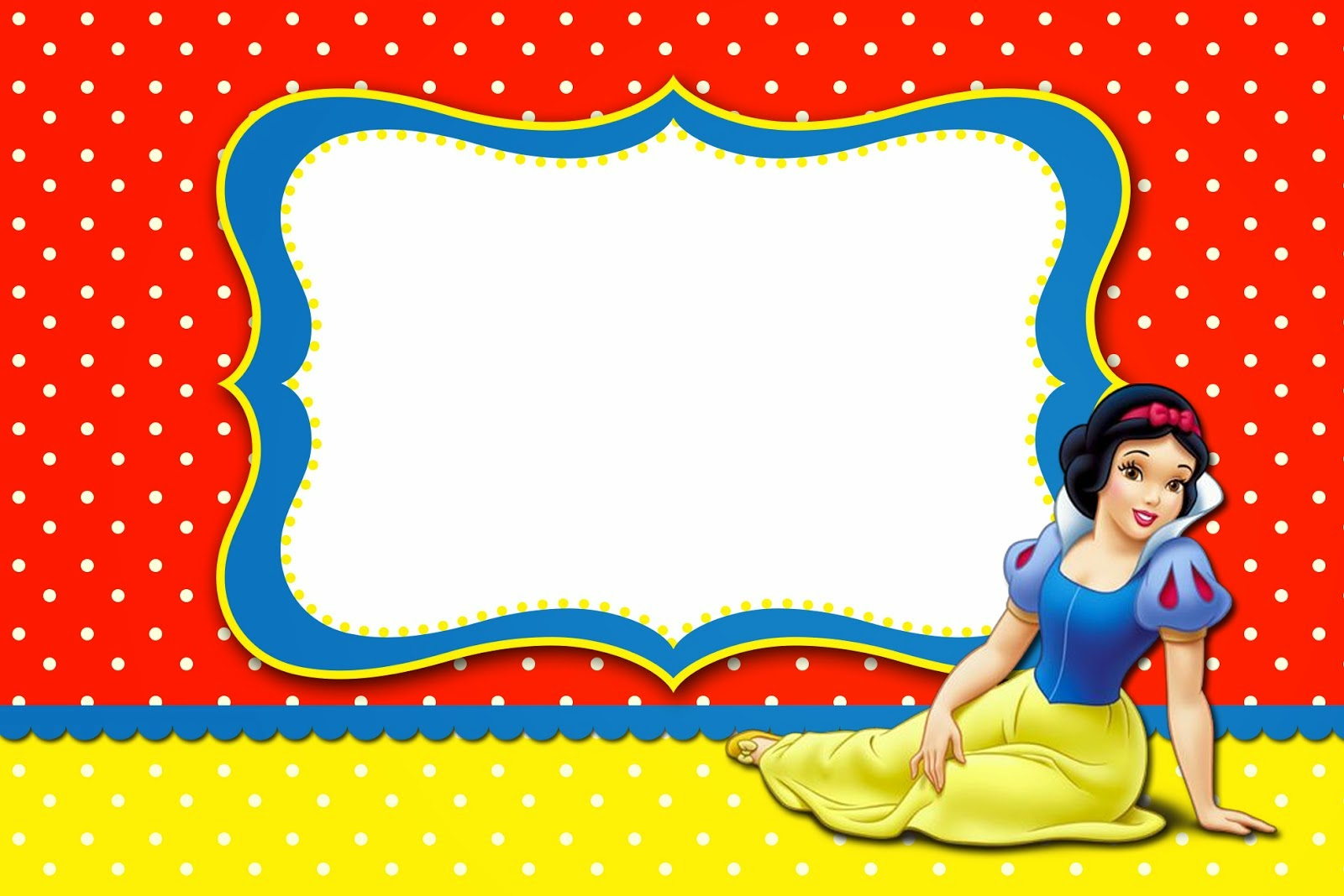 Snow White: Free Printable Invitations, Labels Or Cards. - Oh My for Snow White Invitations Free Printable