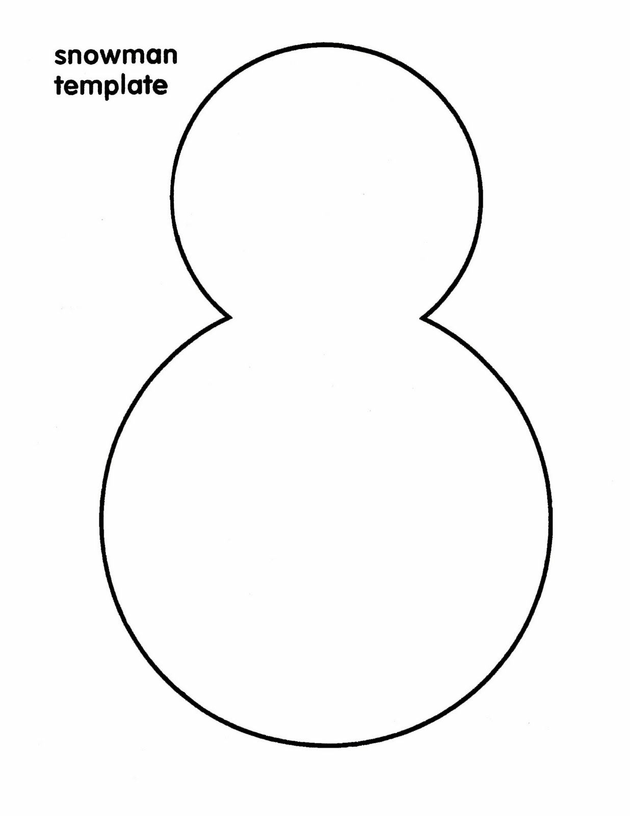 Snowman Outline Template | Snowman Crafts Preschool, Christmas regarding Free Printable Snowman Patterns