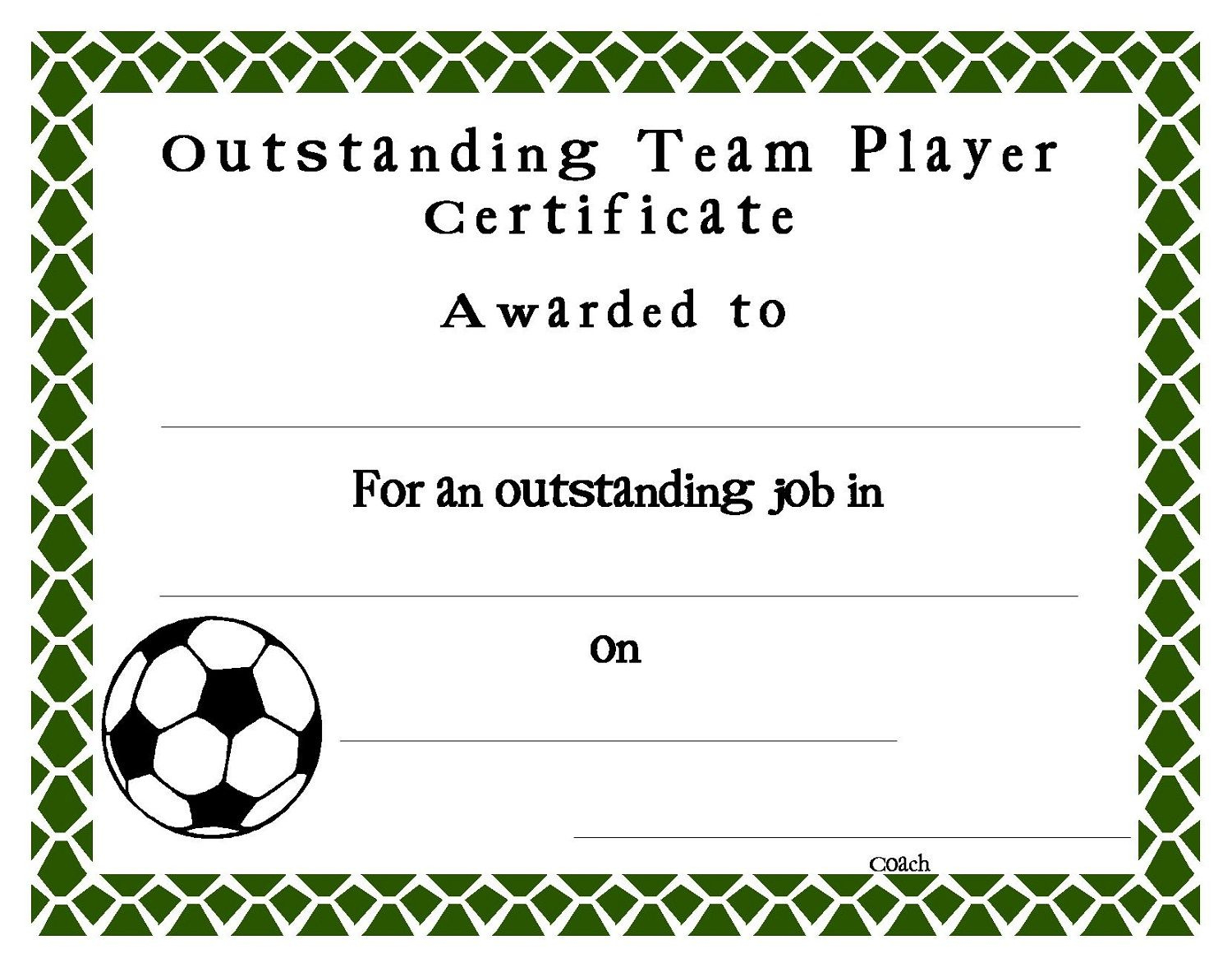 Soccer Certificate Templates Blank | K5 Worksheets | Soccer Awards throughout Free Soccer Award Certificates Printable