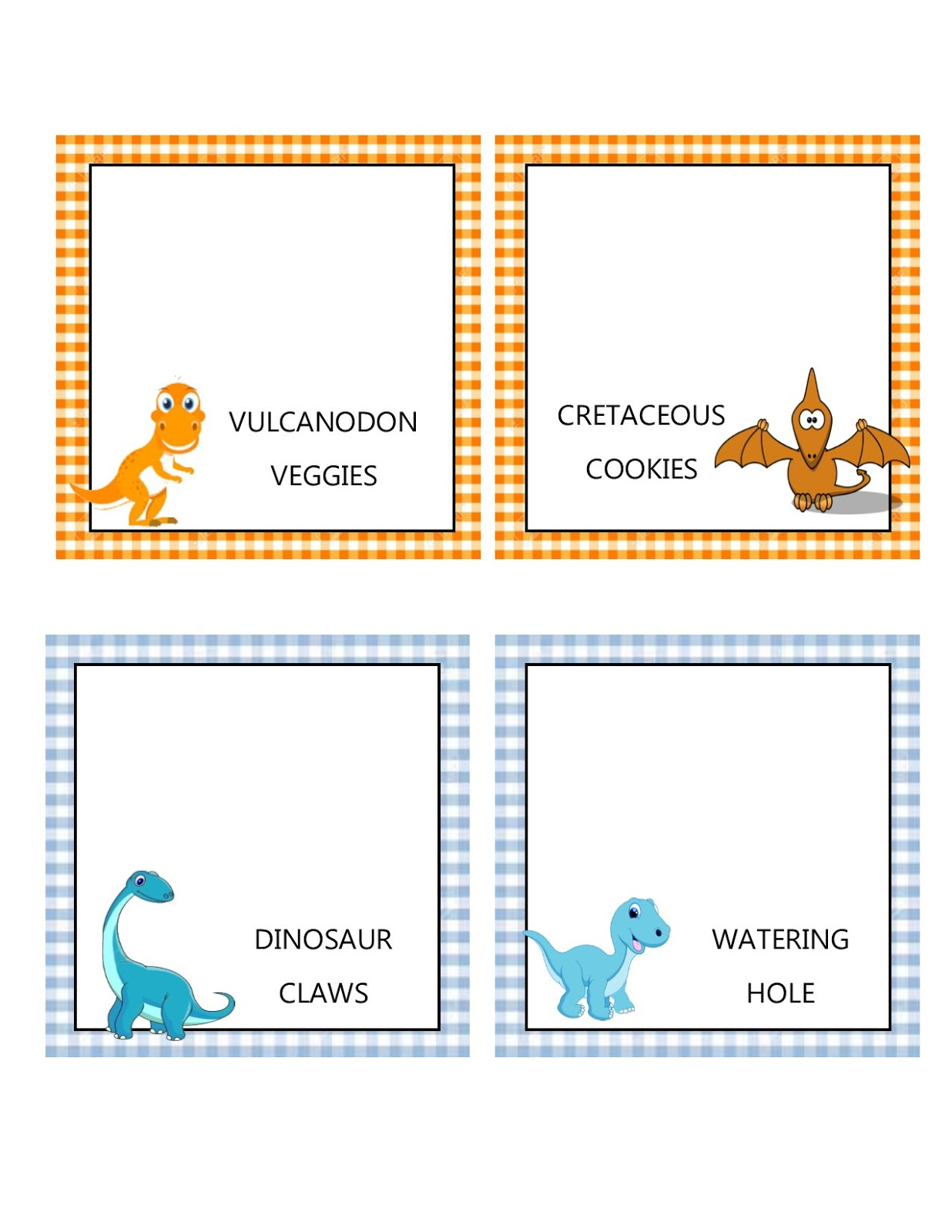 Southern Blue Celebrations: Free Dinosaur Food Tent Labels within Free Printable Dinosaur Labels