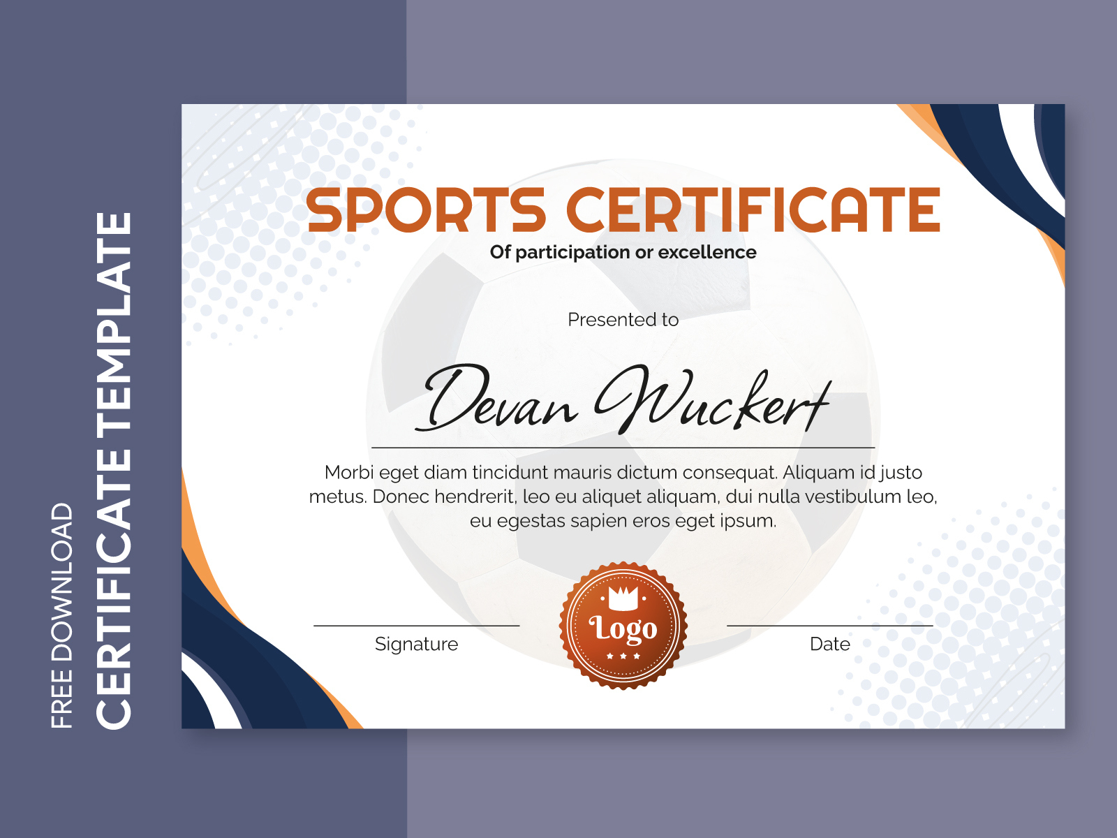 Sports Certificate Free Google Docs Templatefree Google Docs with Sports Certificate Templates Free Printable