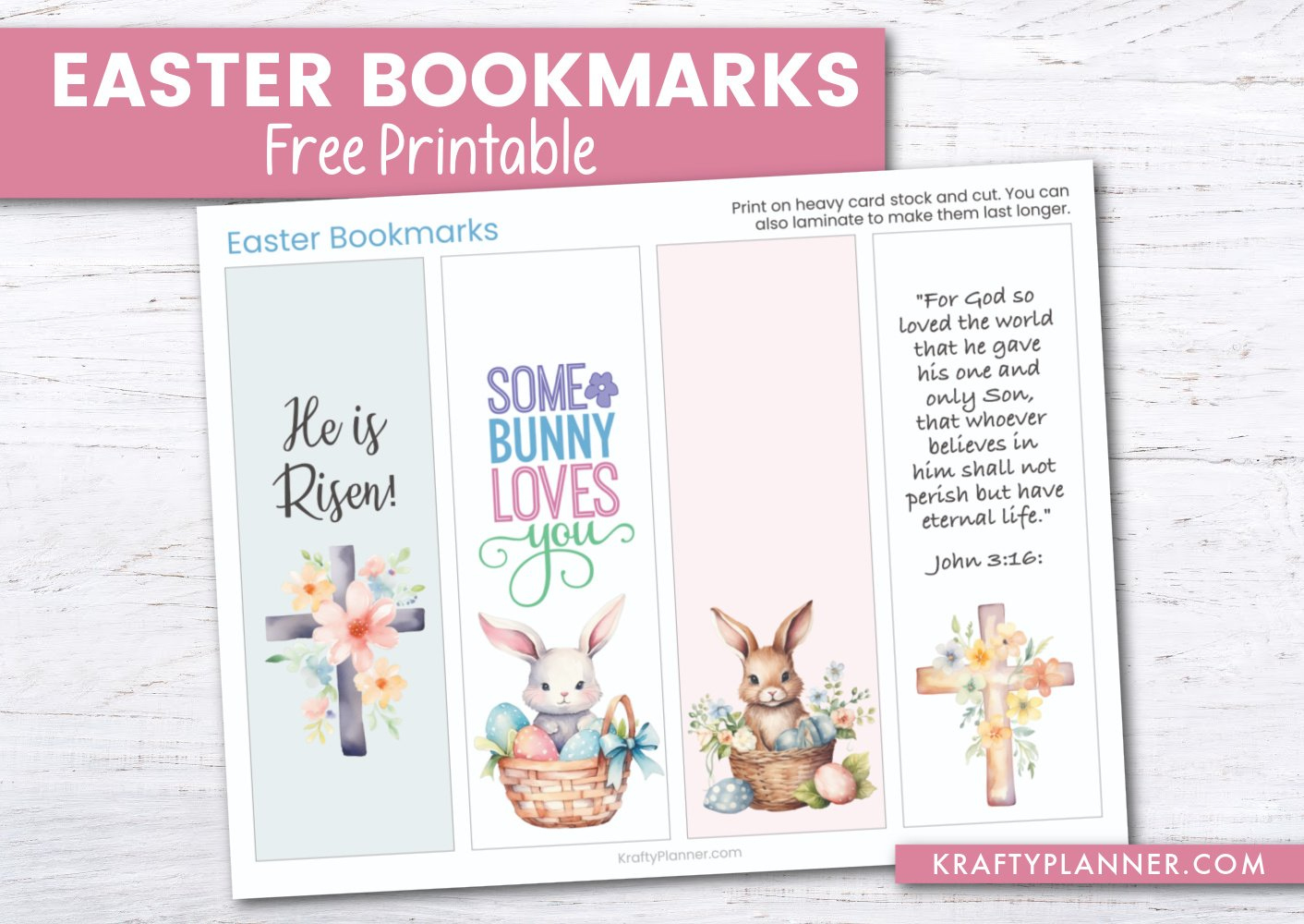 Spring Into Reading: Download Your Free Printable Easter Bookmarks regarding Free Printable Religious Easter Bookmarks