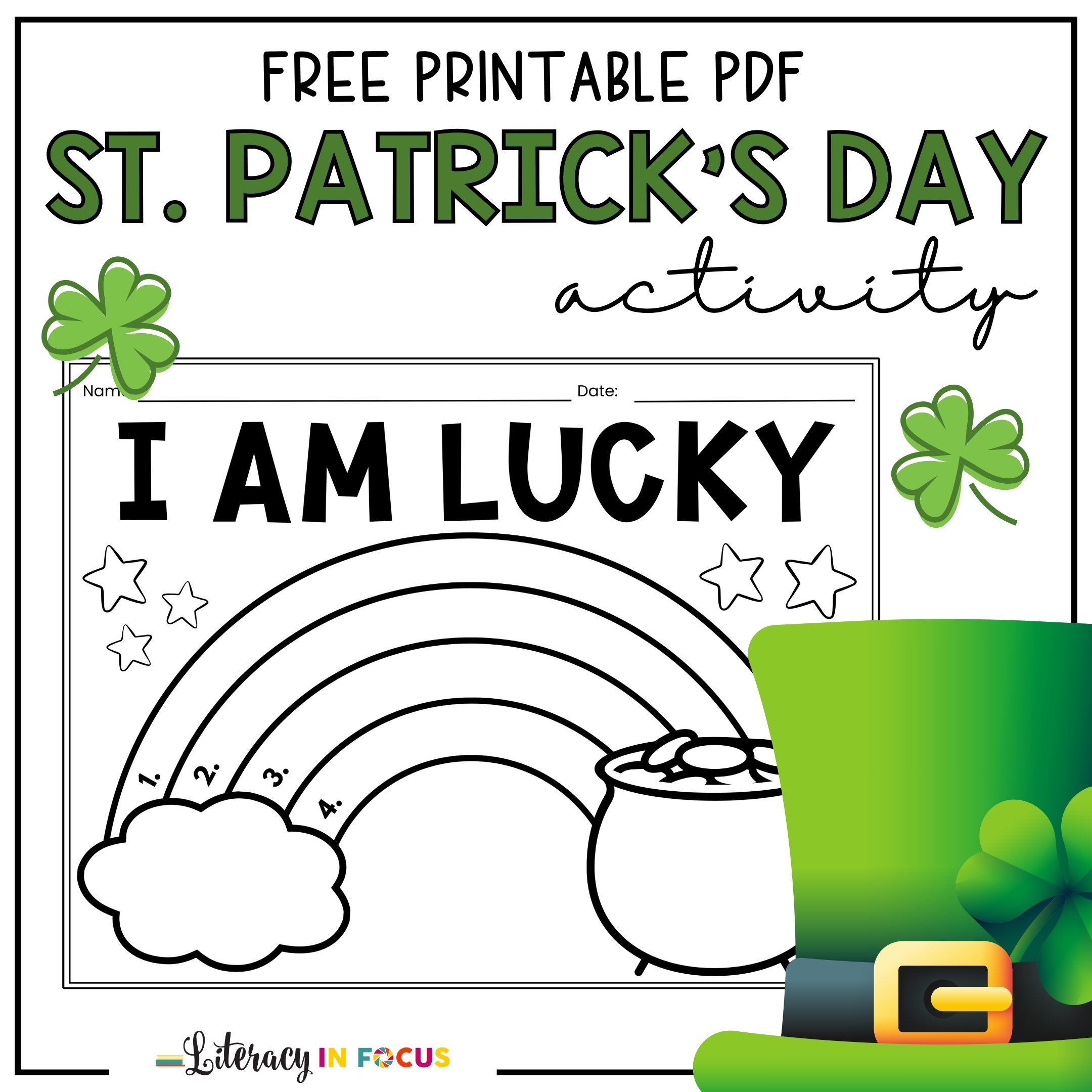 St. Patrick&amp;#039;S Day Activity For Kids | Free Printable Pdf within Free Printable St Patrick Day Worksheets