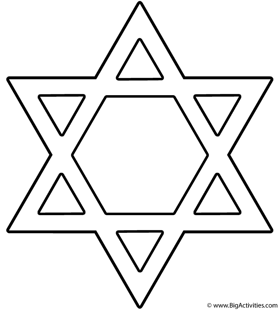 Star Of David Template Free Printable - Printable Templates Free within Star Of David Template Free Printable