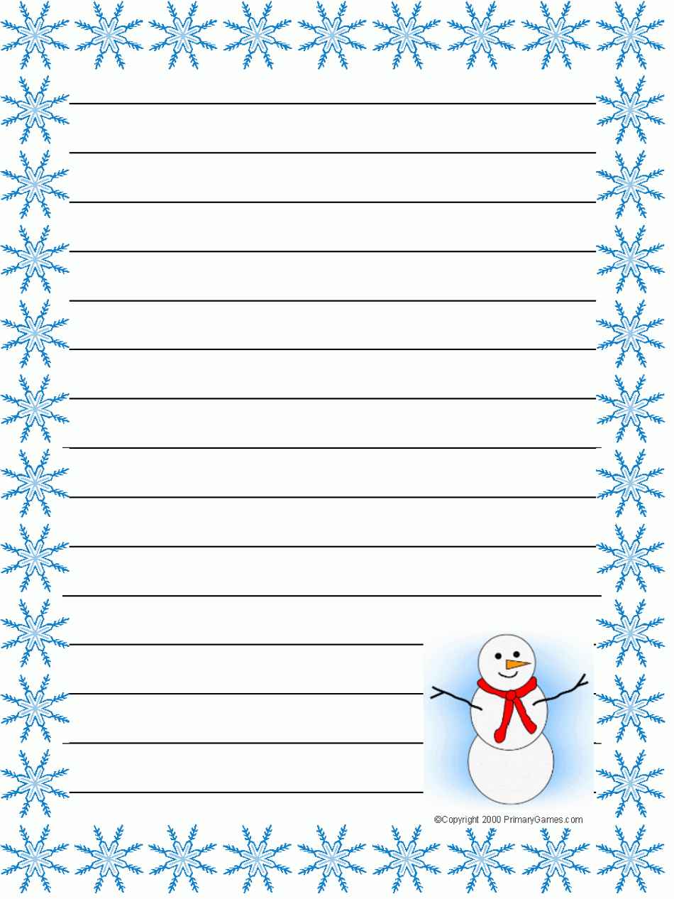 Stationery - Primarygames - Free Printable Worksheets pertaining to Free Printable Snowman Stationery