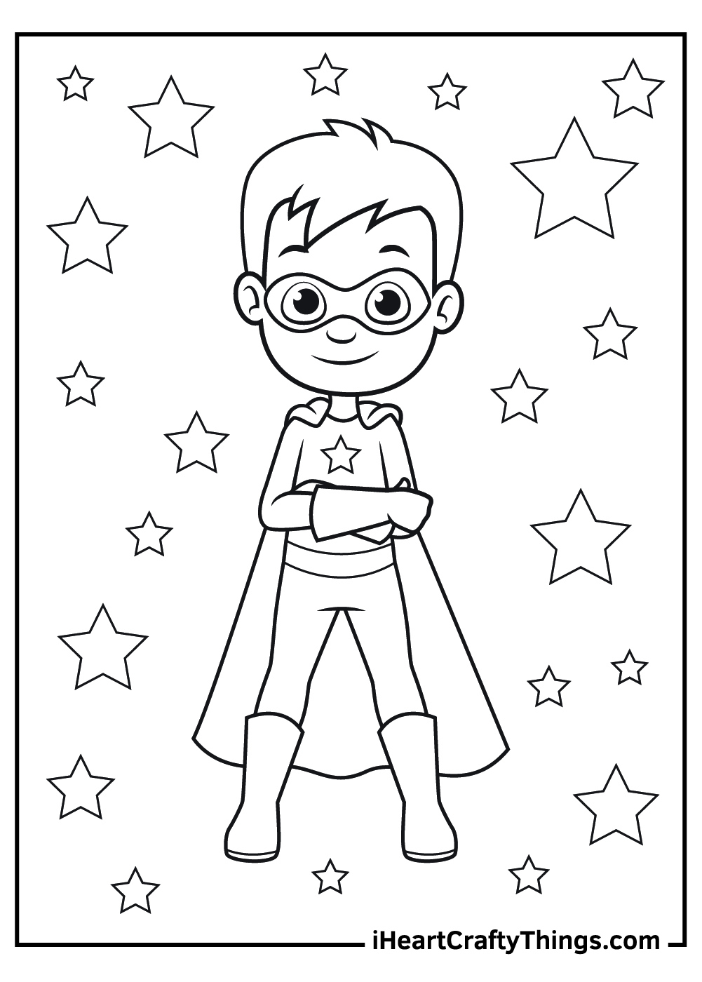 Superhero Coloring Pages (100% Free Printables) in Free Superhero Printables