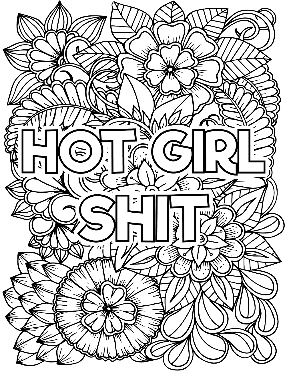 Swear Word Coloring Pages Printable For Free Download inside Free Printable Swear Word Coloring Pages